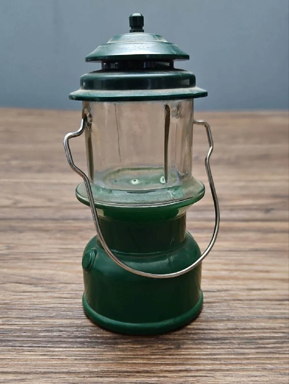Vintage Avon Coleman Lantern Decanter Empty Green Bottle